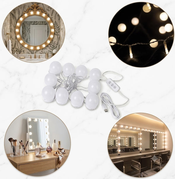 Kit de 10 Bombillas LED para Espejo Estilo Camerino