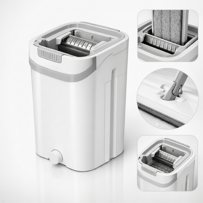 Cubo compacto con escurridor